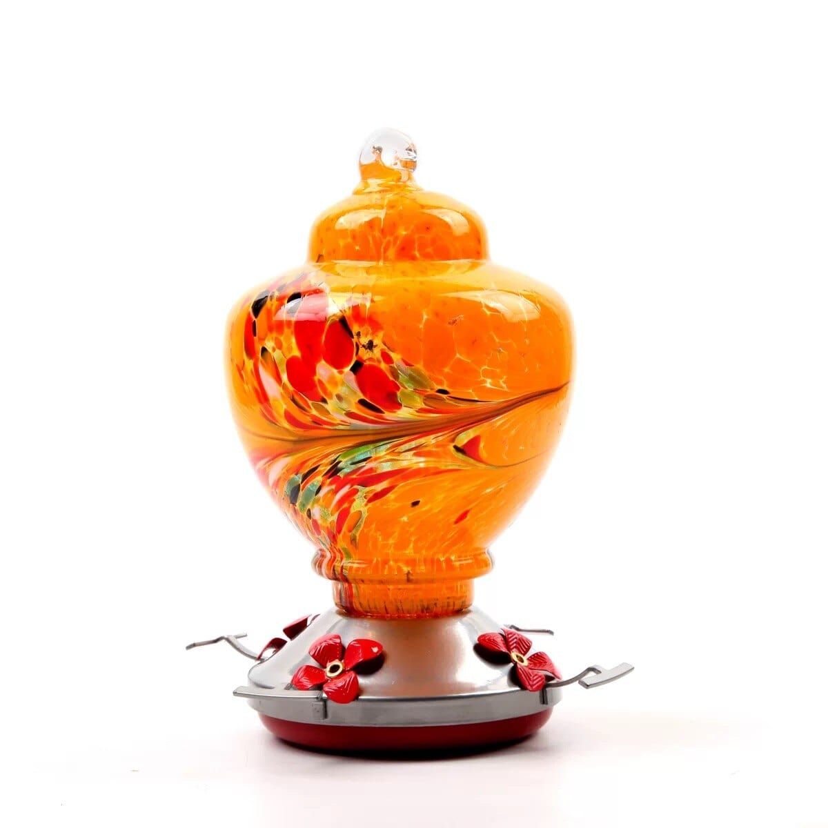 abreuvoir a oiseaux ancien en verre