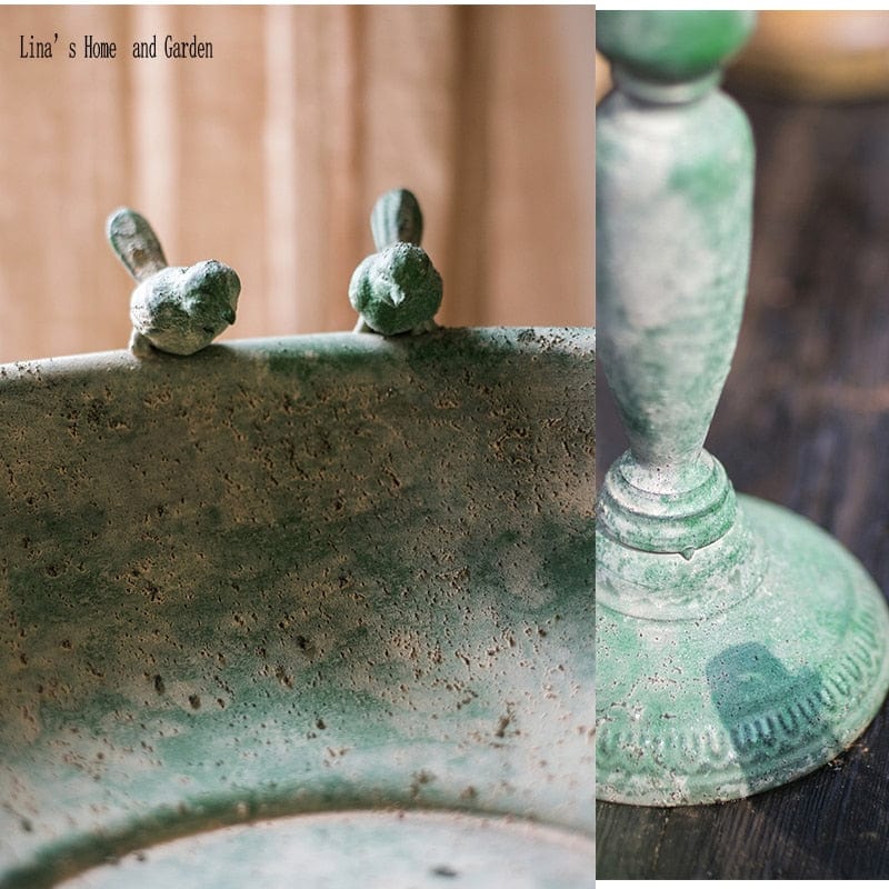 Abreuvoir à Oiseaux En Fonte – Forme Coquillage, Résistant Au Gel – Sur Pied – Pour Jardin Ou Terrasse