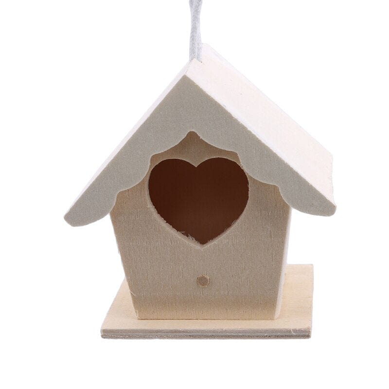 Mangeoire à Oiseaux En Peuplier – 7 Cm, Lot De 6 Couleurs Assorties – Nichoir Naturel Pour Jardin