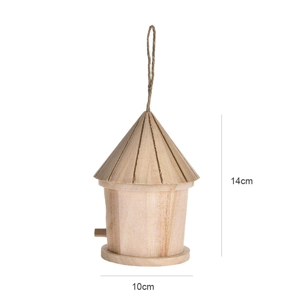 Acheter Nichoir à oiseaux en bois suspendu en forme de cœur, nichoir pour  décorations de jardin extérieur